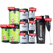 Cargar imagen en el visor de la galería, 3 Magnesium+, 3 D3 + K2, 3 Creatine, Shaker &amp; Frother Special Offer